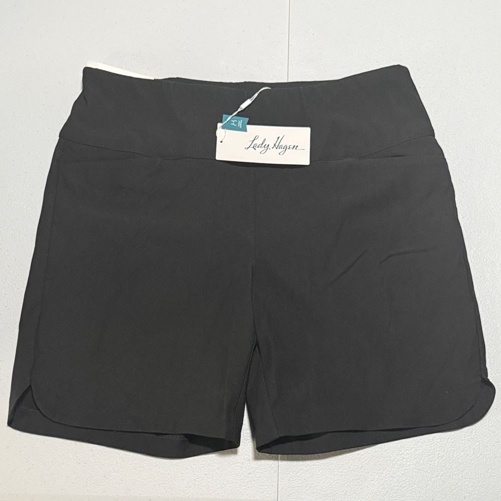 Lady Hagen Charcoal Athletic Shorts